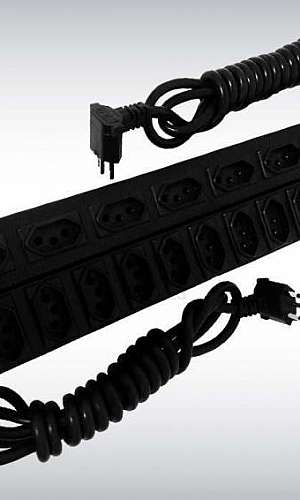 Calha de tomadas rack 19 Calha de tomadas rack 19