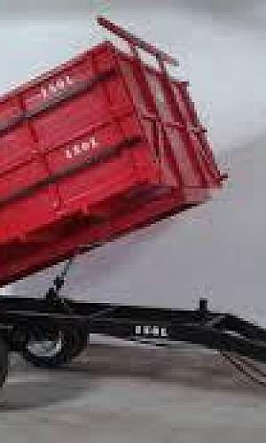 Carreta agrícola basculante de madeira Carreta agrícola basculante de madeira