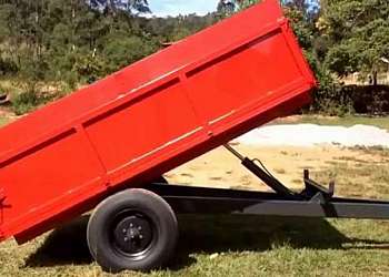 Carreta agrícola basculante hidráulica Carreta agrícola basculante hidráulica