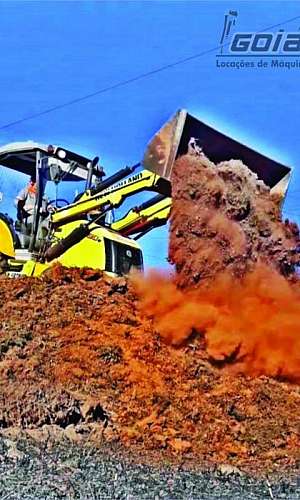 Locação de máquinas retroescavadeira Locação de máquinas retroescavadeira