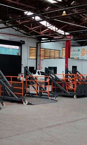 Niveladora de doca móvel Niveladora de doca móvel